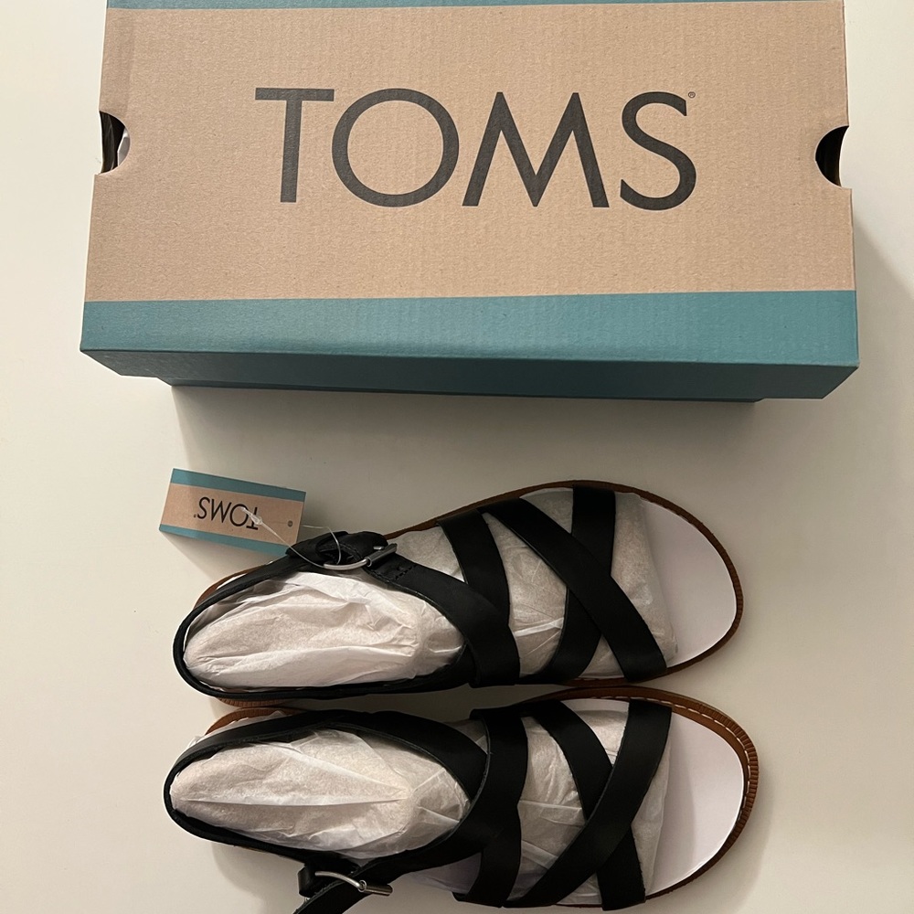 Toms Sicily slingback sandals NEW
